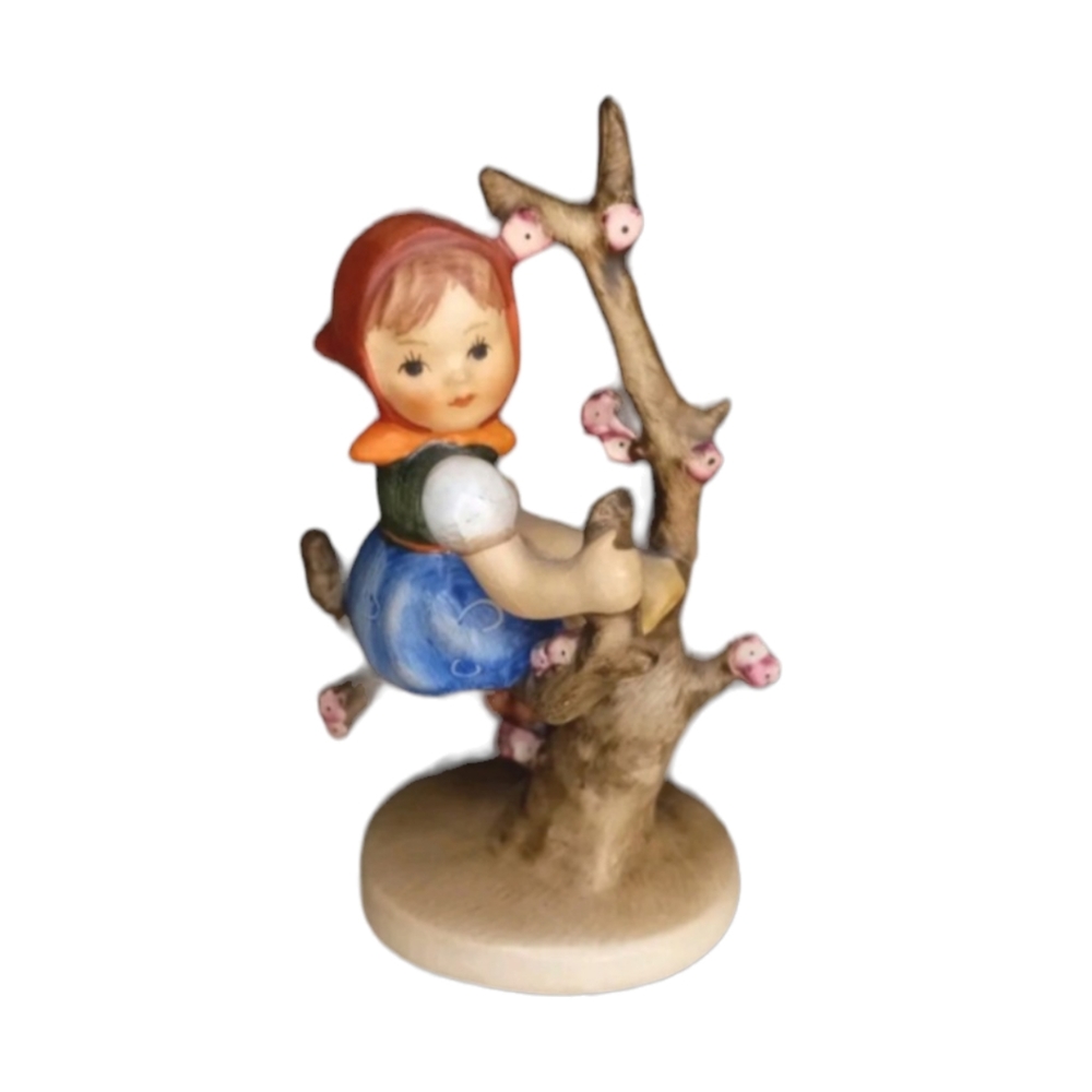 Vintage Goebel Hummel 4" Porcelain Figurine - Apple Tree Girl - #141